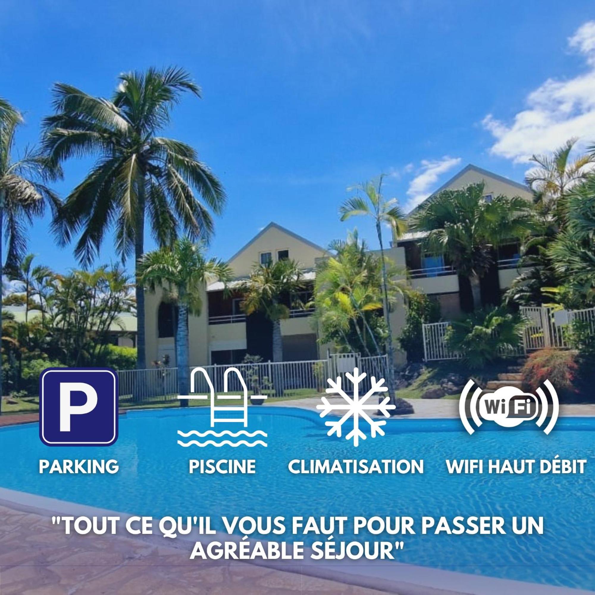 Le Sable Blanc - Studio - Piscine Saint-Gilles Les Bains Exterior photo